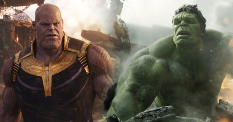Thanos Vs Hulk Infinity War
