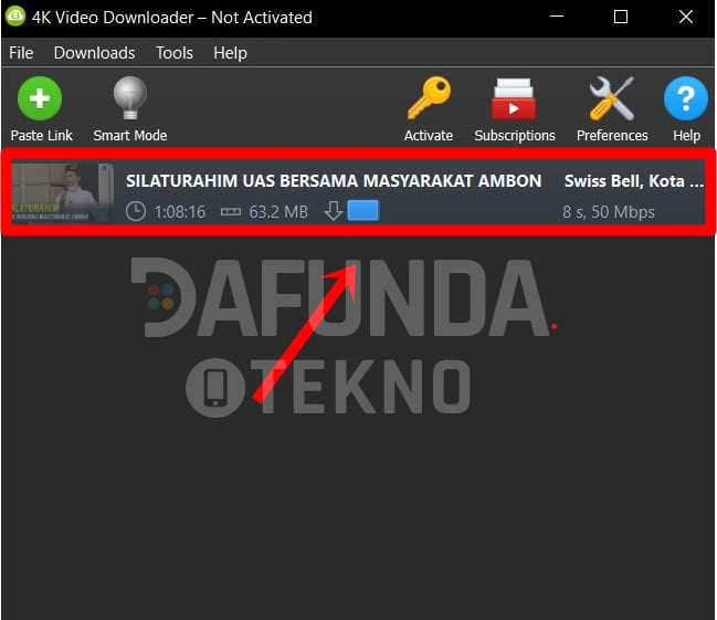 Proses Download Youtube