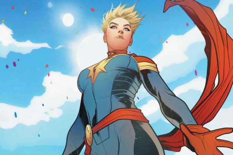Tampilan Pertama Captain Marvel Di Poster Cover Ew