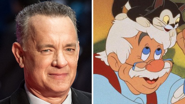 Tom Hanks Pinocchio Geppeto