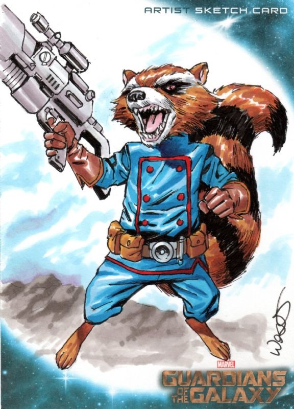 Anggota Guardians Of The Galaxy Rocket Raccoon