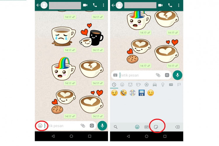Cara Menggunakan Stiker Whatsapp