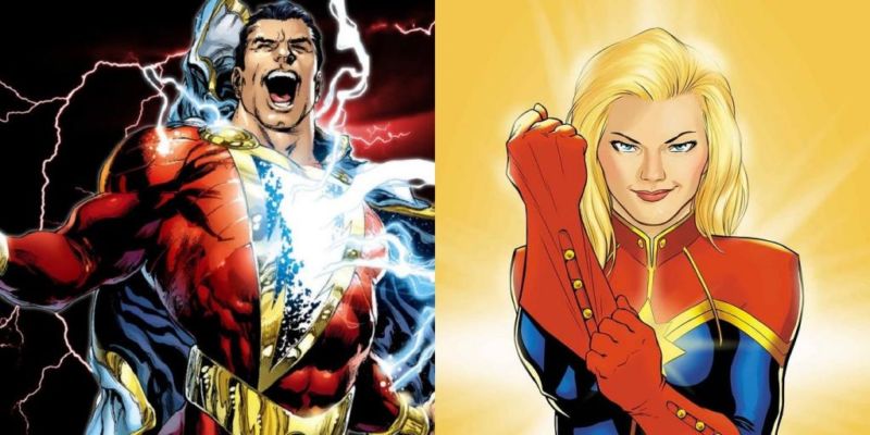 Shazam Captain Marvel Asli