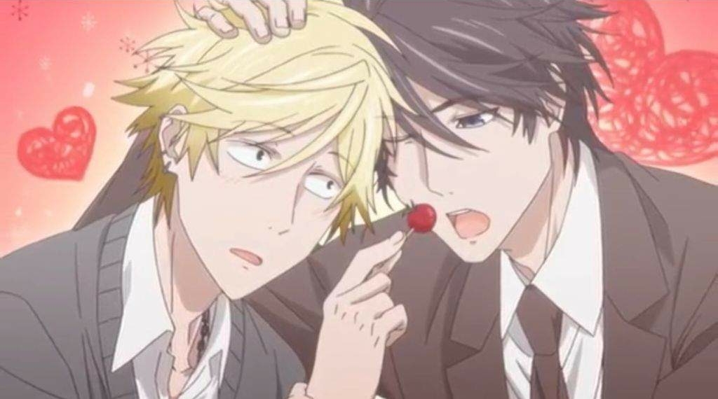 cute gay anime love