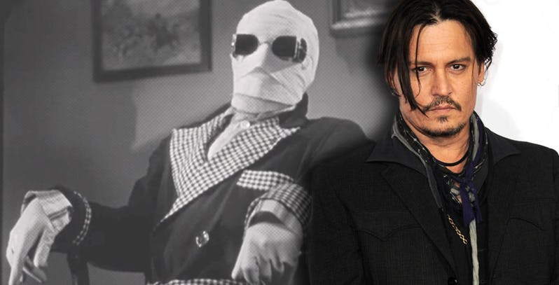 Invisible Man Sutradara Johnny Depp