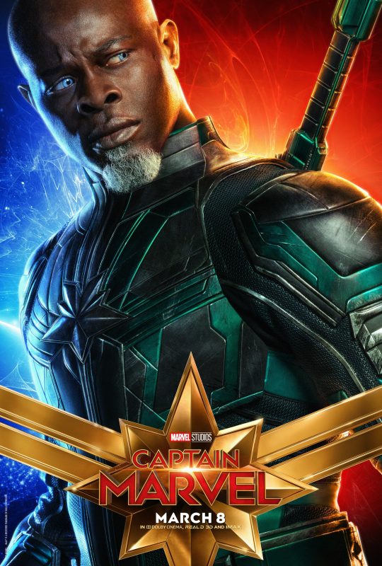 Poster Karakter Captain Marvel Utama