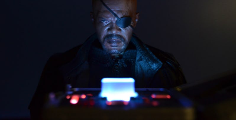 Samuel L Jackson Tesseract Captain Marvel