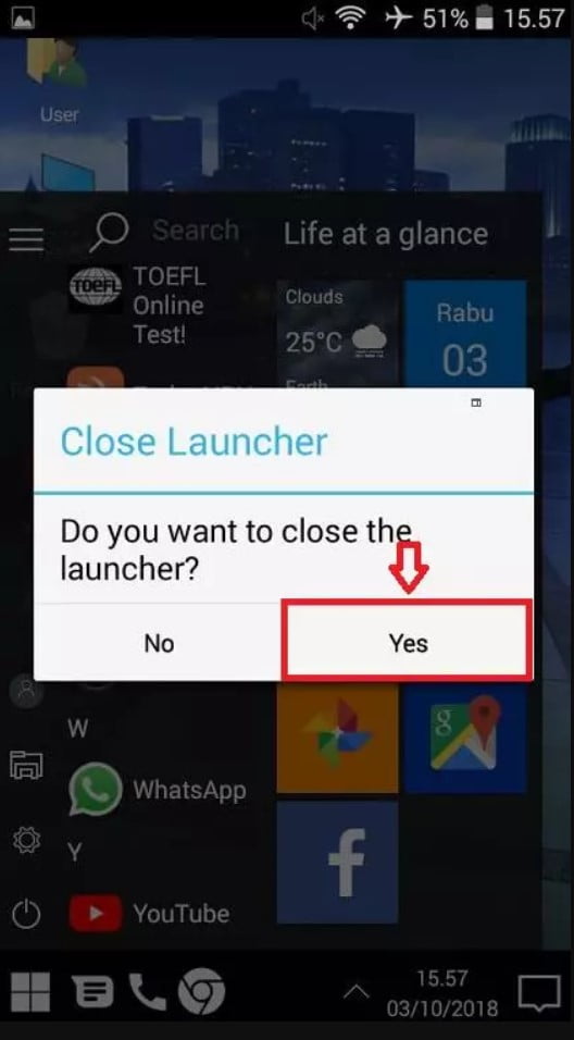 Cara Install Launcher Windows 10 Di Android