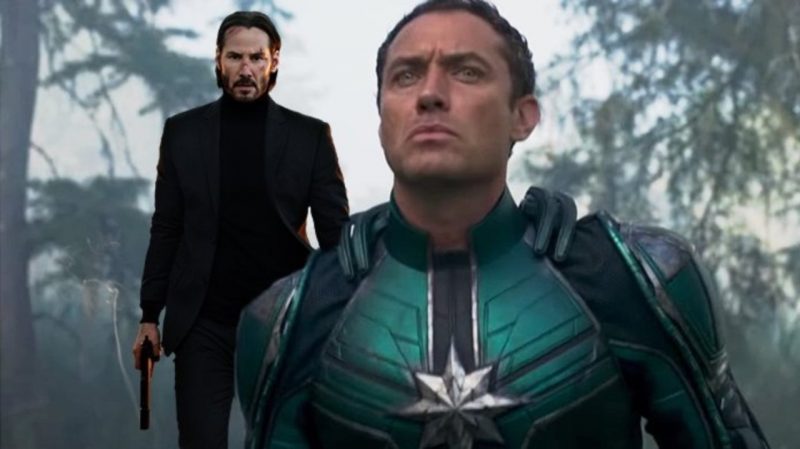 Keanu Reeves Jude Law Captain Marvel