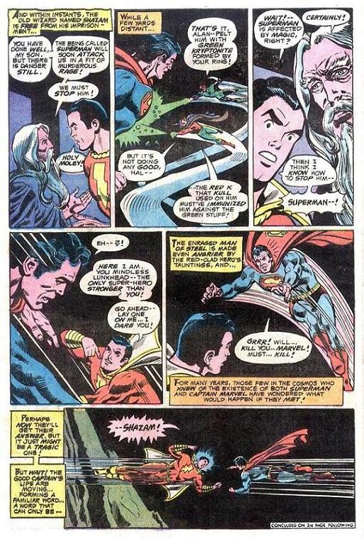 Crossover Shazam Superman