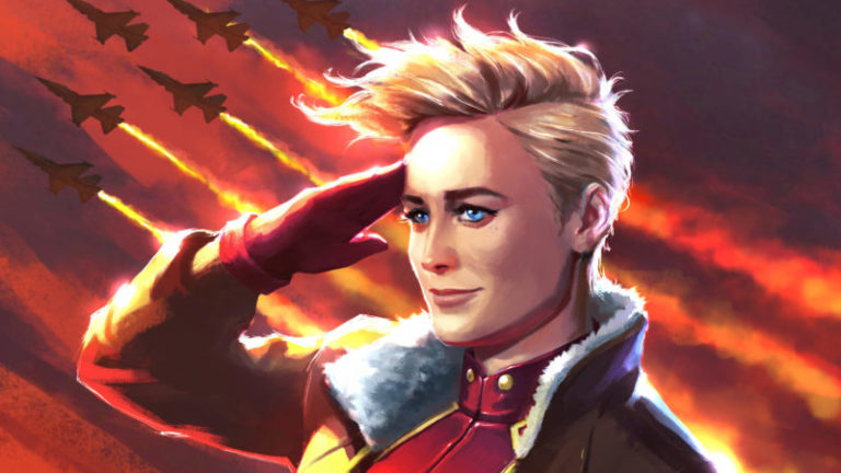 Desain Awal Captain Marvel
