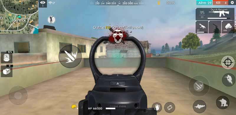 Free Fire Tips Menggunakan Scope