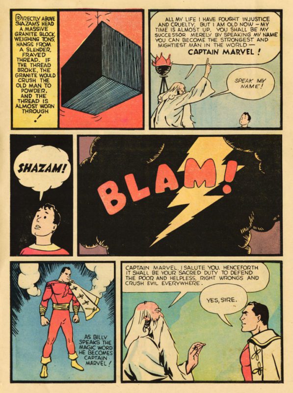 Whiz Comics Shazam