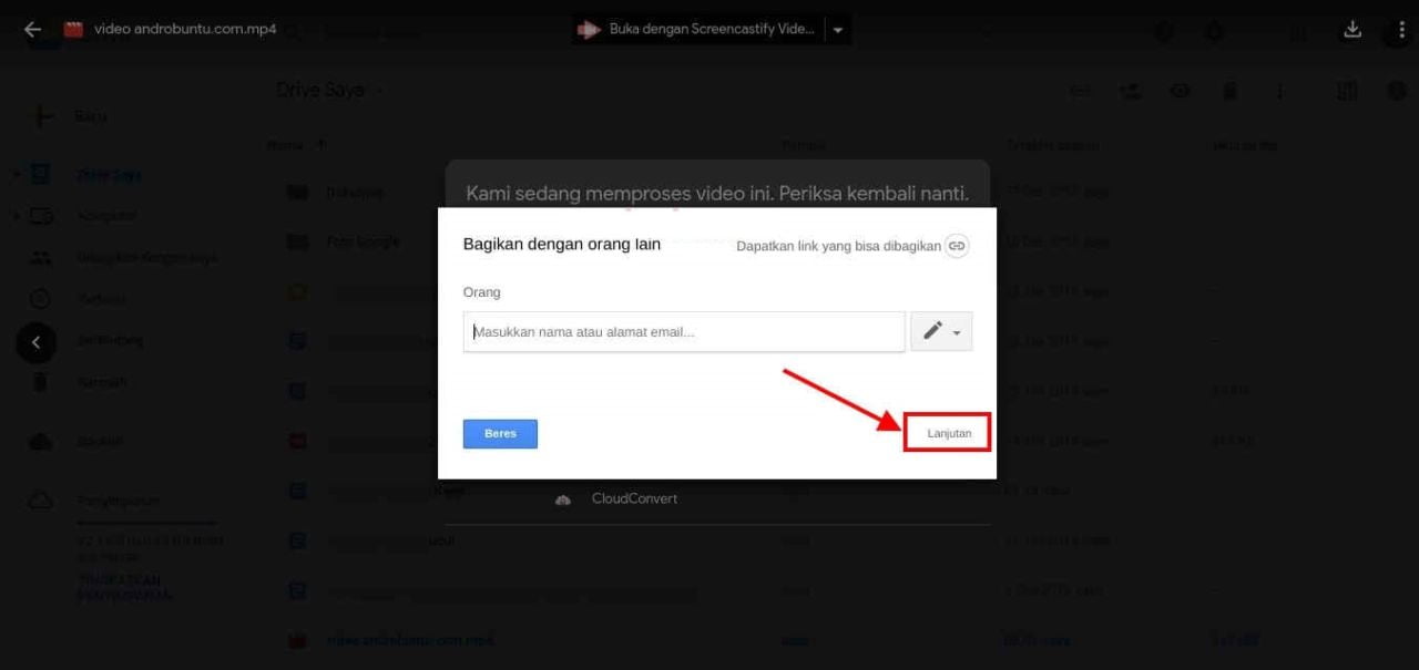 Cara Memasukkan Video Dari Google Drive Ke Website (3)