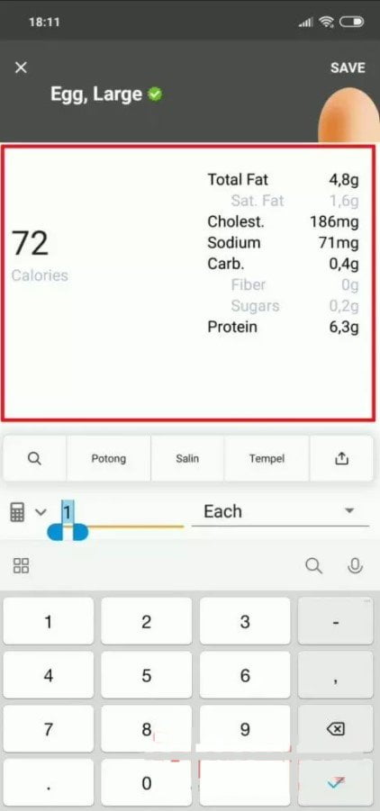 Cara Menghitung Kalori Makanan Di Hp Android (7)
