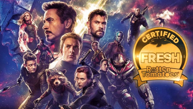 Rotten Tomatoes Skor Avengers Endgame