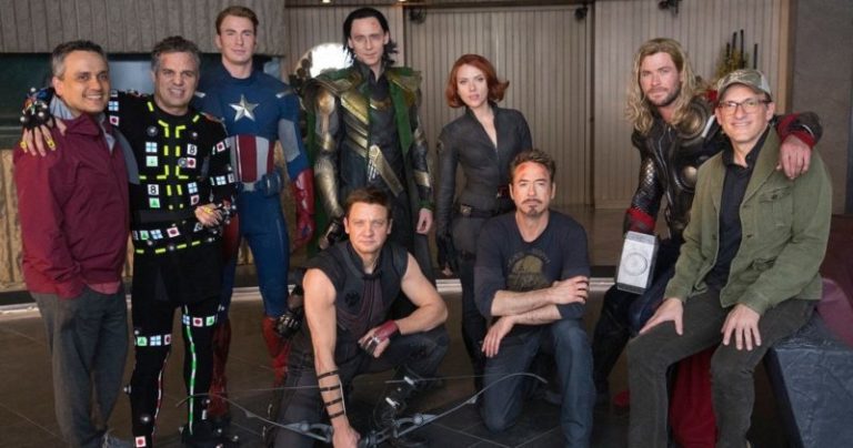 Avengers dan Loki Bersatu Dalam Foto BTS Avengers: Endgame