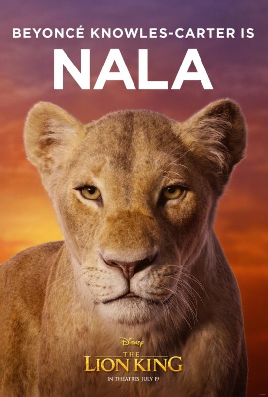 The Lion King (2019) Character Poster CR: Disney