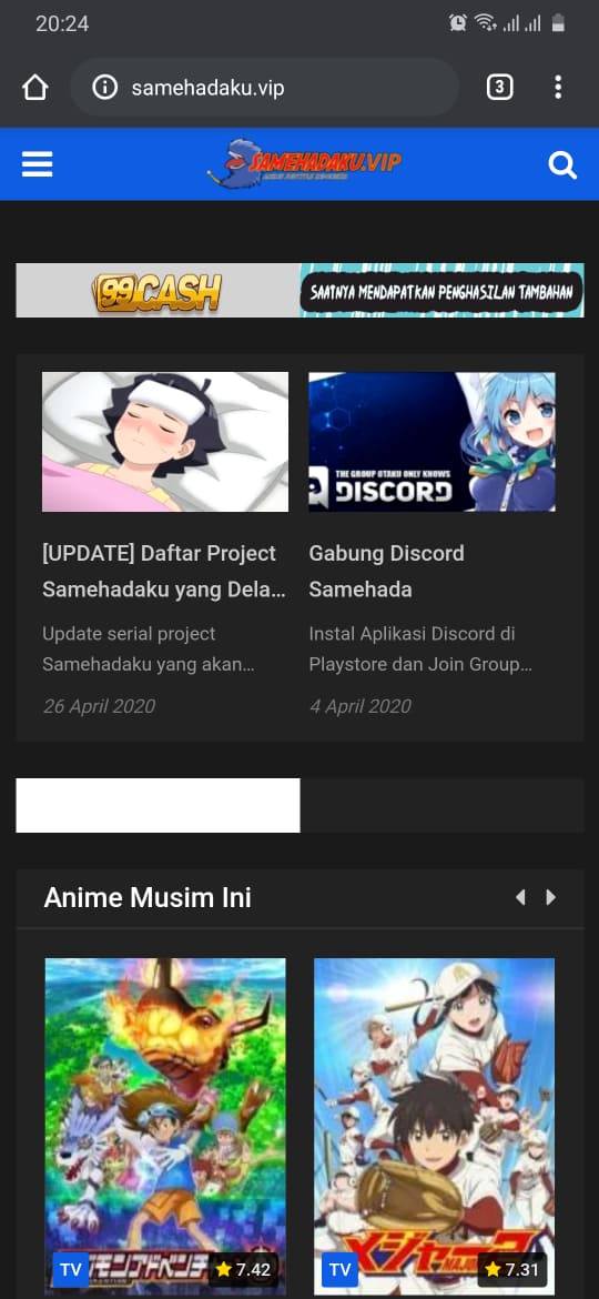 Tutorial Cara Download Anime Di Samehadaku Terbaru