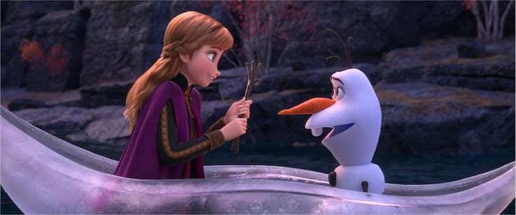 Frozen 2 Anna Olaf