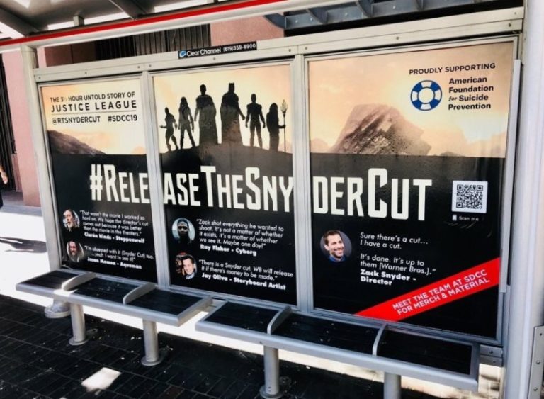Sepanjang Jalan Menuju Ke SDCC Dipenuhi Dengan Papan Iklan #ReleaseTheSnyderCut