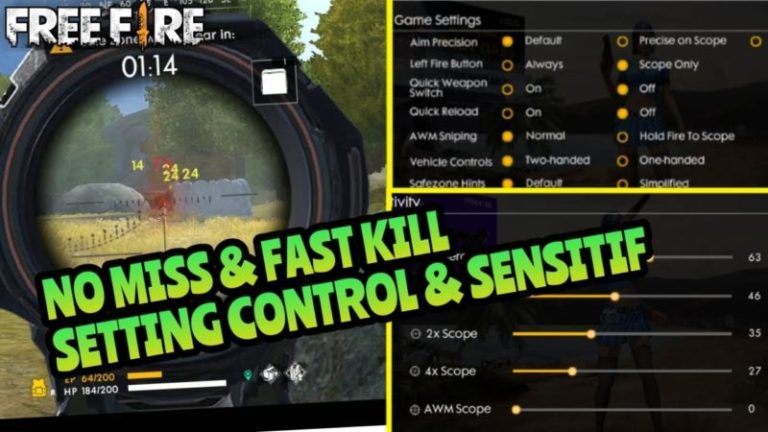 Begini cara setting terbaik di free fire auto booyah