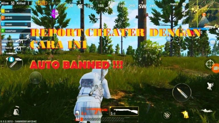 Beginilah cara report cheater dan bug di pubg mobile terbaru