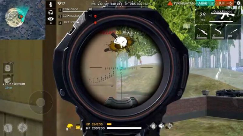Free fire 4 tips cara menggunakan awm
