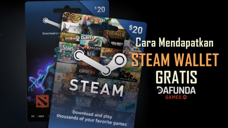 Cara mendapatkan steam wallet gratis