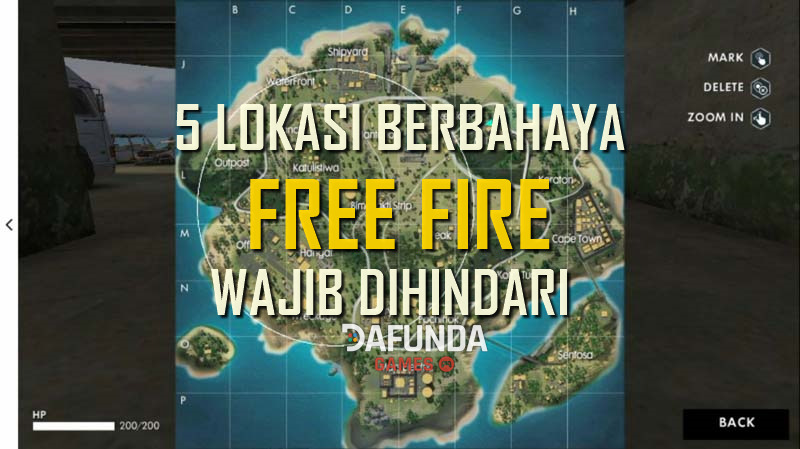 Lokasi berbahaya free fire