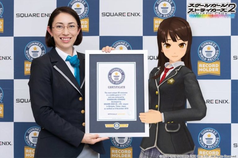Schoolgirl Strikers Mobile Game Dianugerahi Guinness World Record untuk Kostum 3D Paling Unik