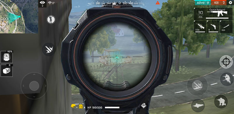 Tips free fire pro sniping