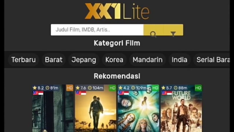 Aplikasi Streaming Film Xxi Lite