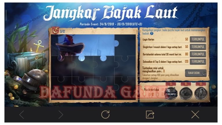 PUBG Mobile Hadirkan Event    “Jangkar Bajak Laut”, Buruan Klaim Hadiahnya