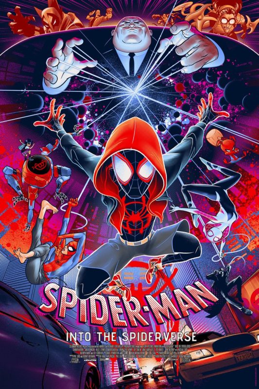 Into The Spider Verse Poster Limited