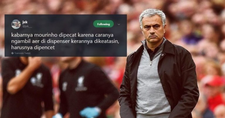 10 Cuitan Lucu ‘Alasan Mourinho dipecat’ Ini Bikin Ngakak Tapi Nyesek! 4 10 Cuitan Lucu ‘Alasan Mourinho dipecat’ Ini Bikin Ngakak Tapi Nyesek!