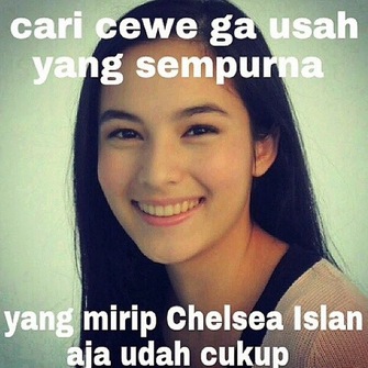 10 Meme Lucu Chelsea Islan Ini Dijamin Bikin Kalian Senyum Senyum Sendiri! Chelsea Islan