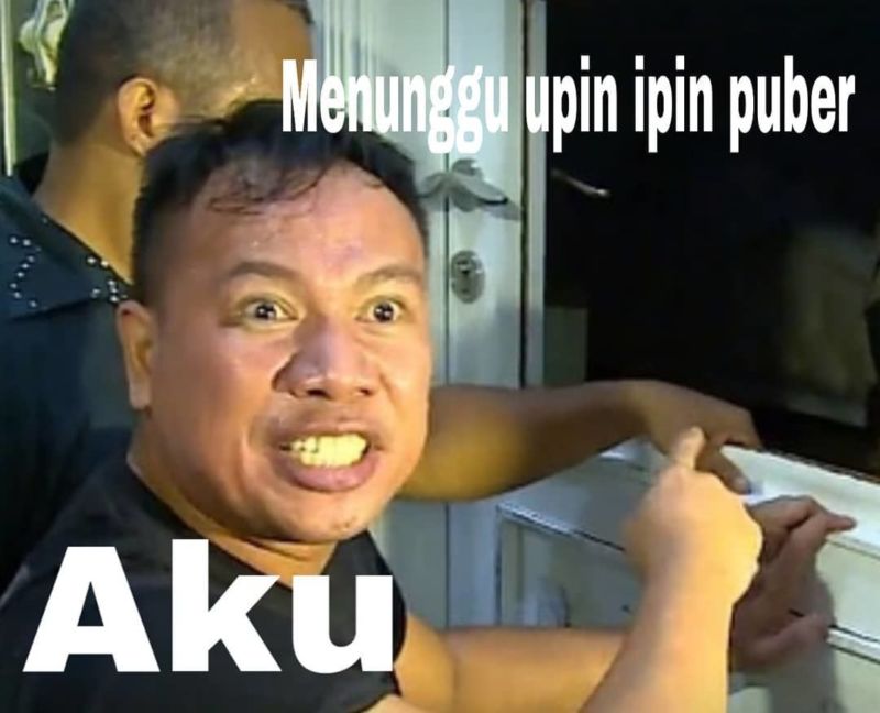 10 Meme Lucu Ekspresi Vicky Prasetyo Saat Grebek Rumah Angel Lelga Ini Bikin Ngakak! Upin Ipin