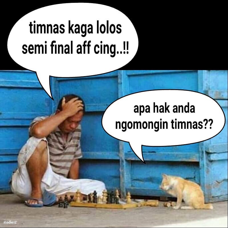 10 Meme Lucu Timnas Indonesia Gagal Ke Semifinal Piala AFF Ini Bikin Ngakak! Apa Hak Anda