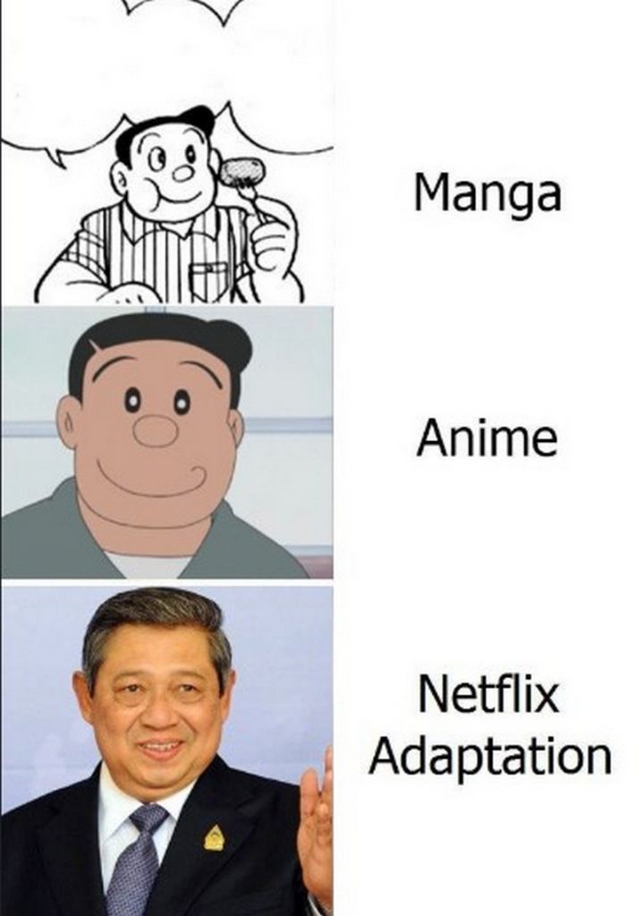 12 Meme Lucu Netflix VS Anime VS Manga Ini Dijamin Bikin Kalian Ngakak! Ayah Nobita