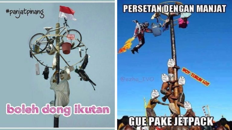 11 Meme Lucu Lomba Panjat Pinang yang Beratnya sama Seperti Bayar Utang ini akan Bikin Ngakak! 33 11 Meme Lucu Lomba Panjat Pinang yang Beratnya sama Seperti Bayar Utang ini akan Bikin Ngakak!