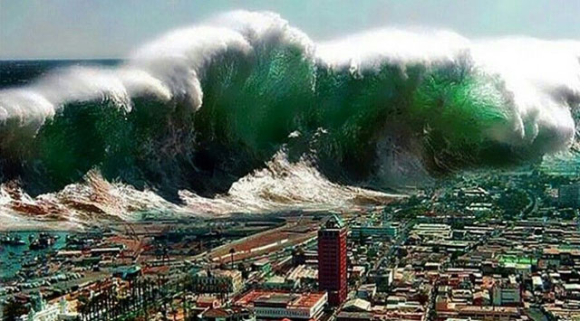 5 Hal Mengerikan Yang Akan Terjadi Jika Bumi Berhenti Berputar, Kiamat Tsunami