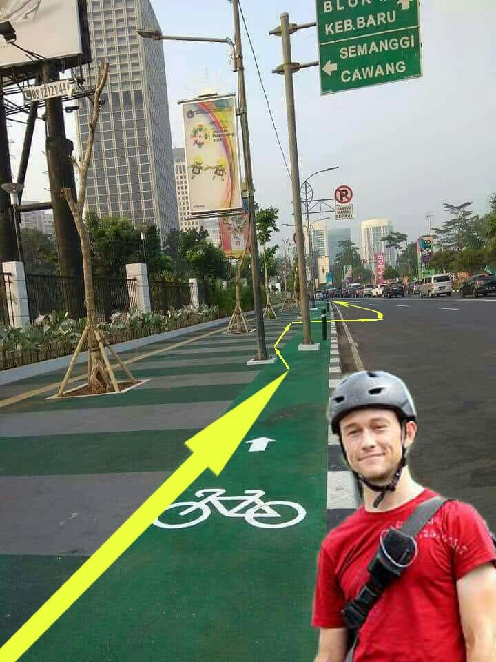 5 Meme Tentang Jalur Sepeda Di Jakarta Ini Dijamin Bikin Kalian Ngakak! Lika Liku Kehidupan