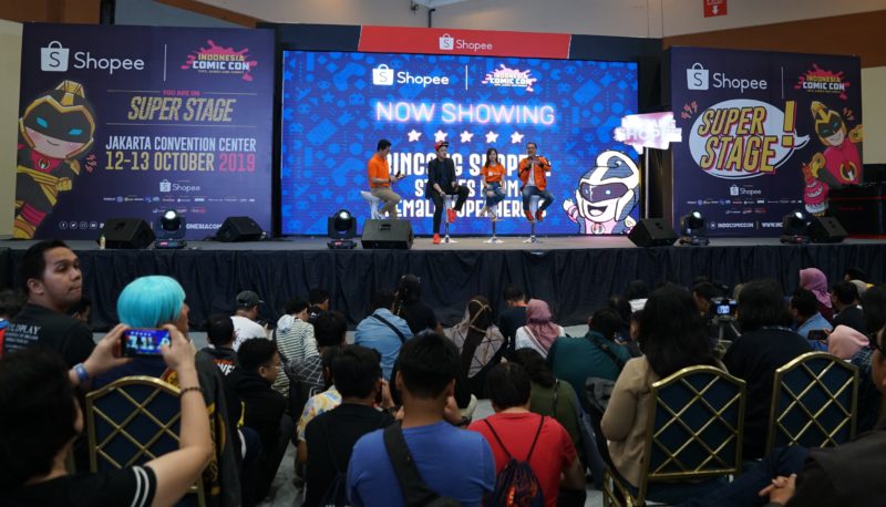 BincangShopee Kemeriahan Acara BincangShopee Dalam Shopee Indonesia Comic Con 2019