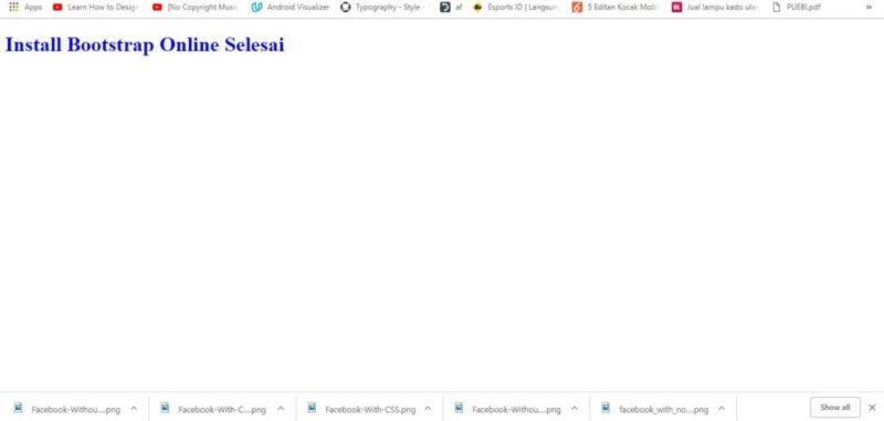 Hasil CSS Min