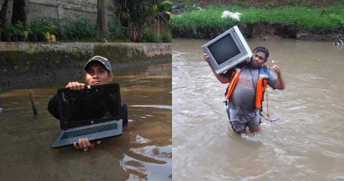 Hoki Banget, 8 Barang Yang Masih Berguna Ini Ditemukan Di Sungai Jakarta Loh! Dafunda Gokil