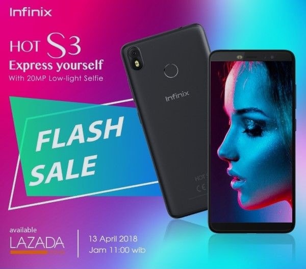 Infinix Hot S3 Smartphone Flash Sale Tercepat Min
