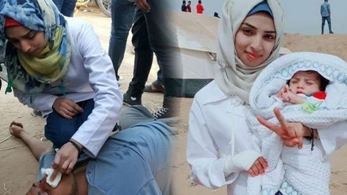 Inilah 8 Pesona Razan Al Najjar, Medis Cantik Palestina Yang Ditembak Tentara Israel! Sangat Ramah Kepada Warga Palestina