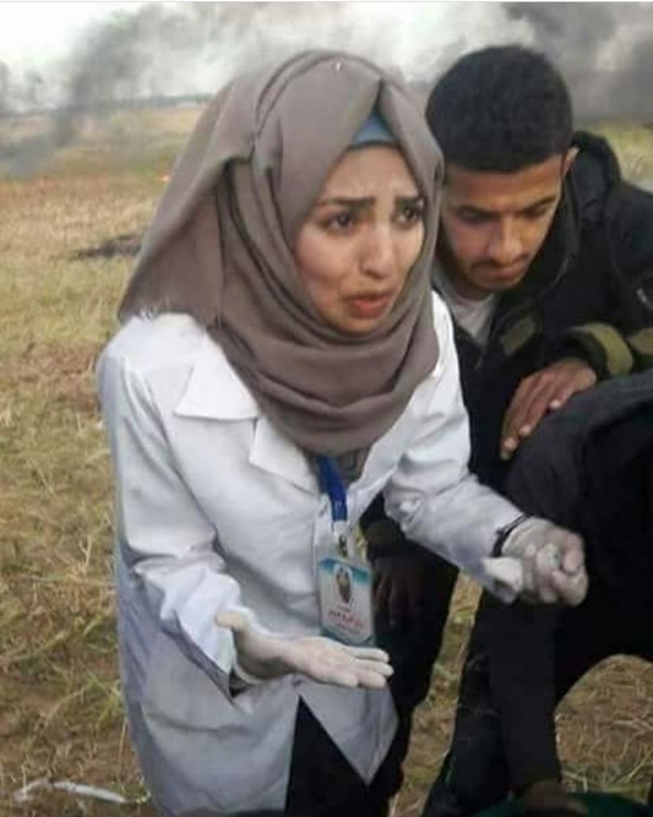 Inilah 8 Pesona Razan Al Najjar, Medis Cantik Palestina Yang Ditembak Tentara Israel! Tempat Tak Aman