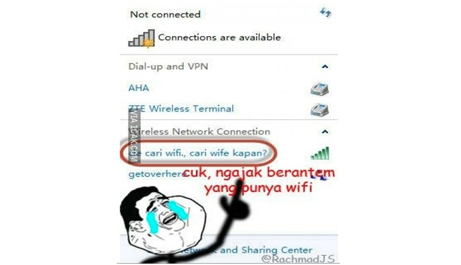 Miskin Amat Idup Lu, Inilah 8 Nama Wifi Lucu Dan Nyeleneh Ini Dijamin Bikin Ngakak! Dih